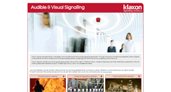 Desktop Screenshot of klaxonsignals.com